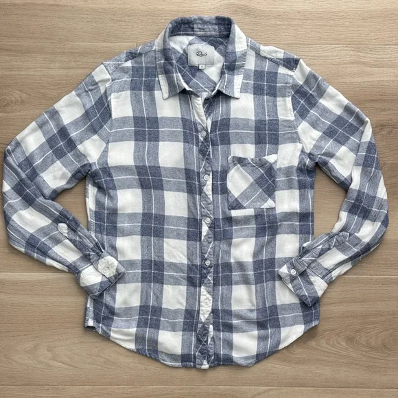 Rails - Hunter Plaid Flannel Button Down - Picture 2 of 14